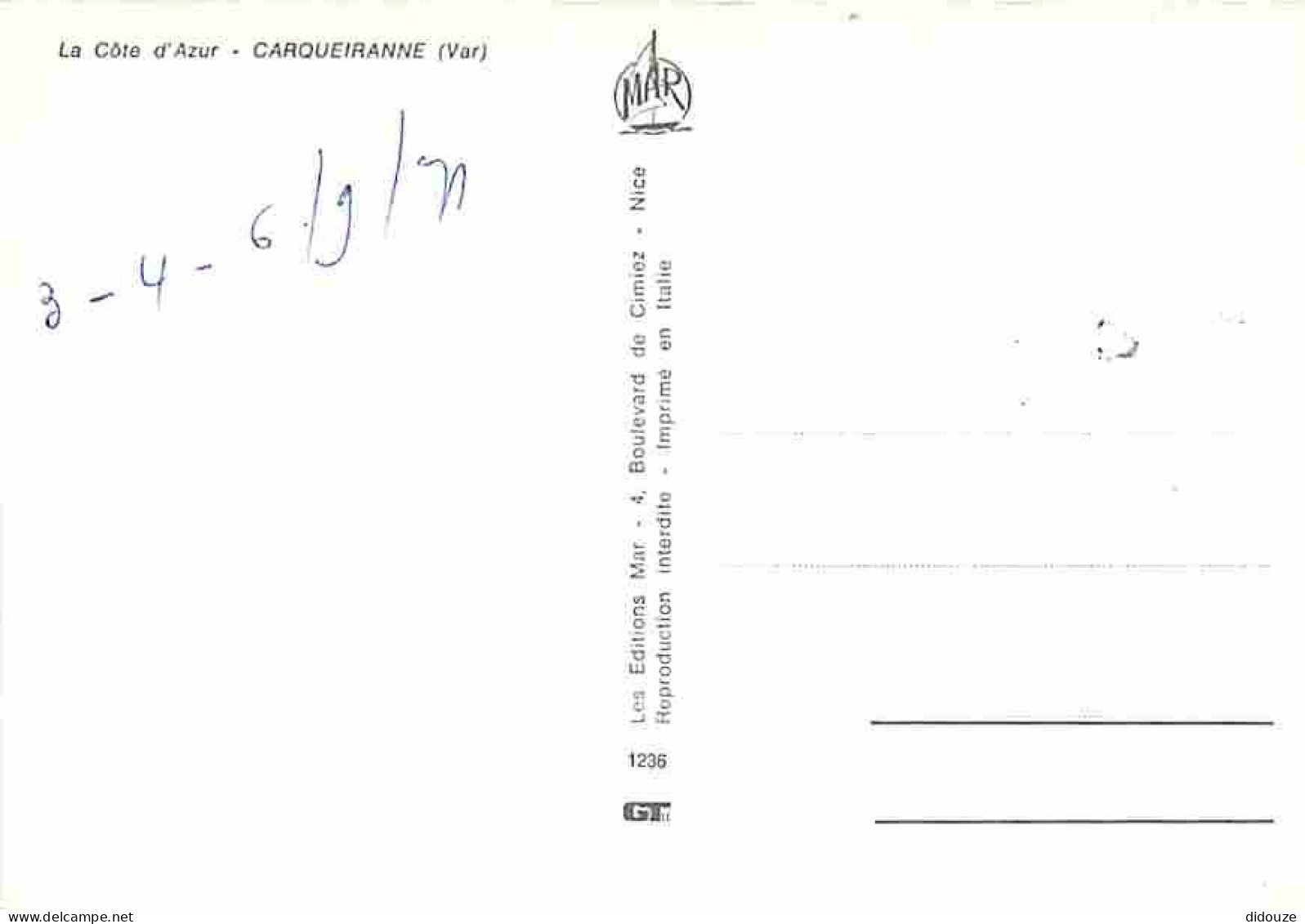 83 - Carqueiranne - Multivues - Bateaux - CPM - Voir Scans Recto-Verso - Carqueiranne