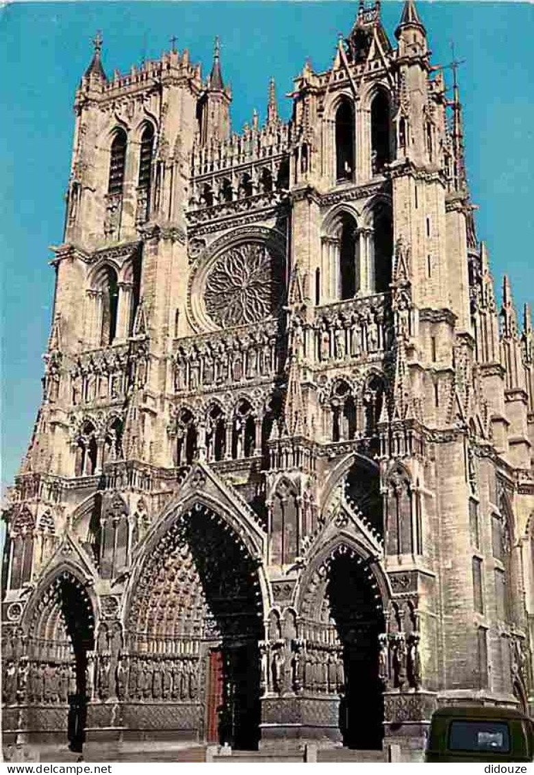 80 - Amiens - La Cathédrale Notre Dame - La Façade - CPM - Voir Scans Recto-Verso - Amiens