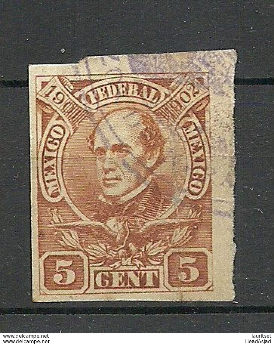 MEXICO 1902 Revenue Tax Taxe 5 C. O - Mexique