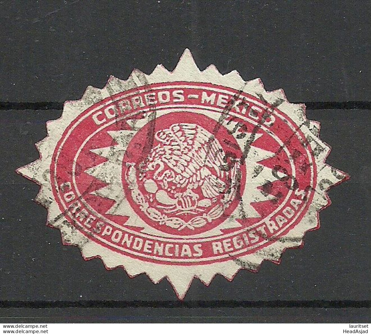 MEXICO Old Registration Stamp Correspondencias Registradas O - Mexique