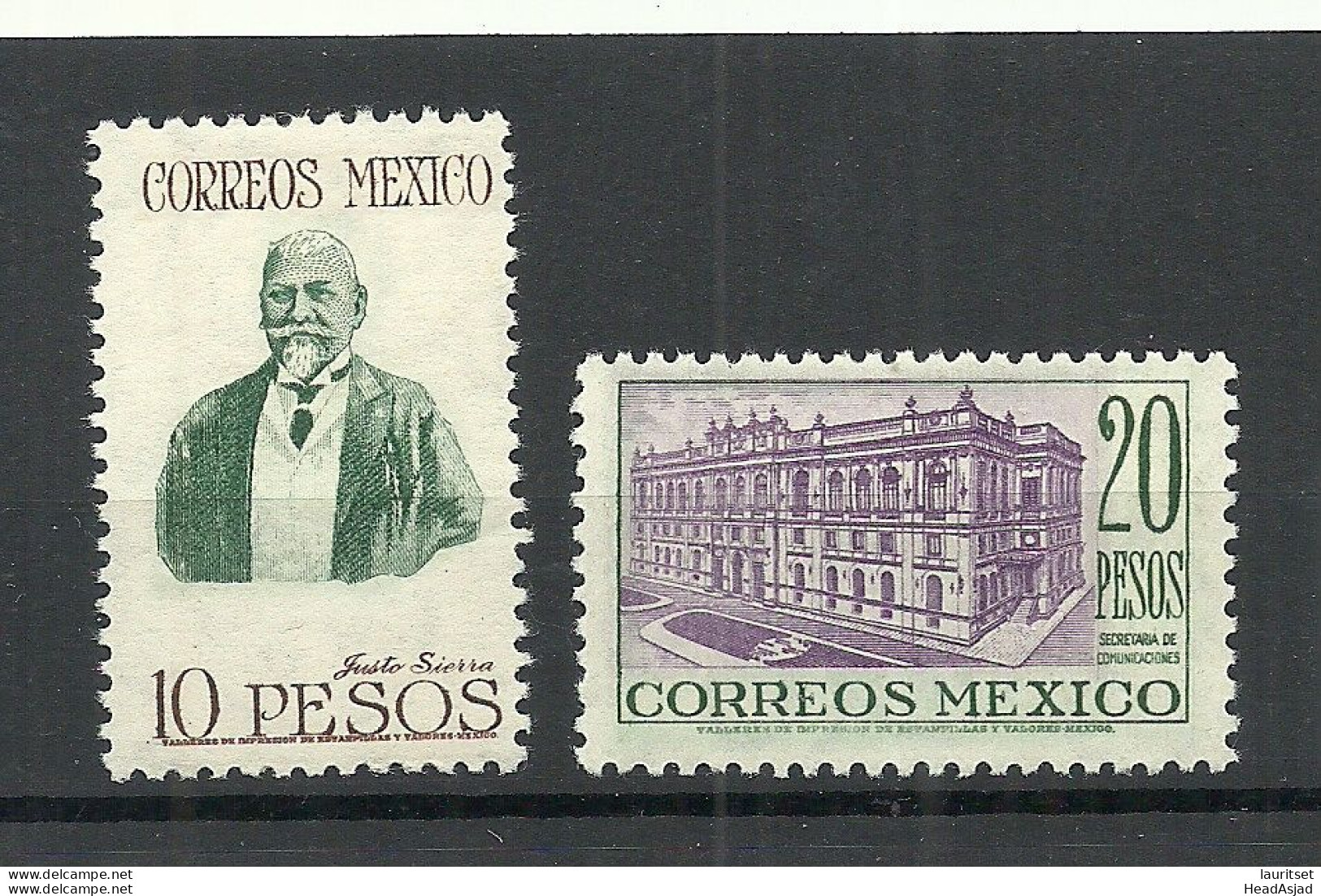 MEXICO 1947 Michel 927 - 928 * - Messico