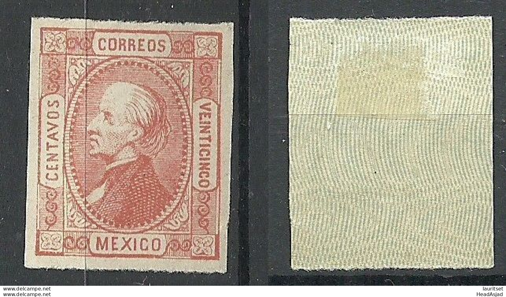 MEXICO 1872 Michel 77 * M. Hidalgo - Mexico