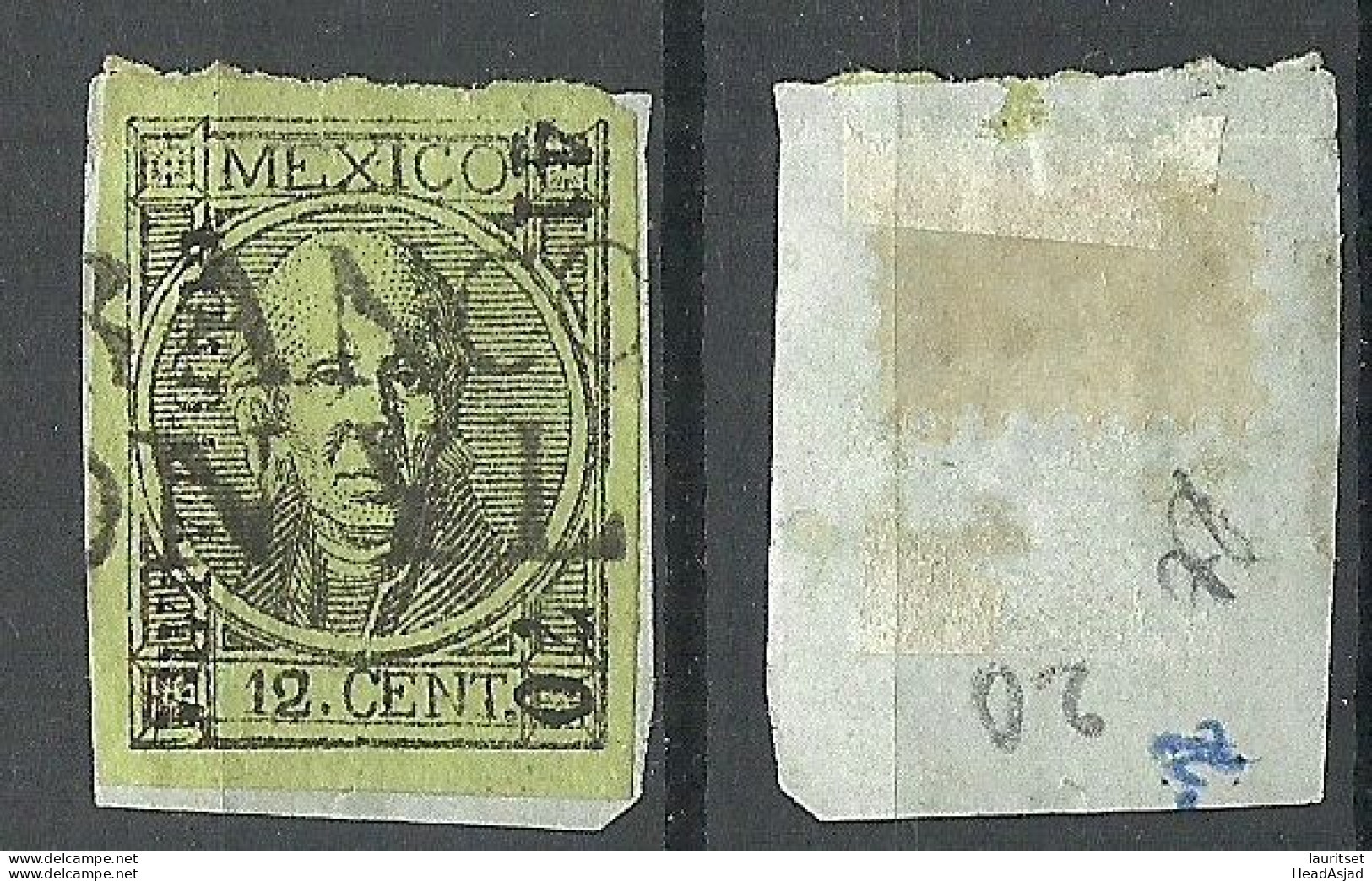 MEXICO 1868 Michel 44 O M. Hidalgo Signed - Mexico