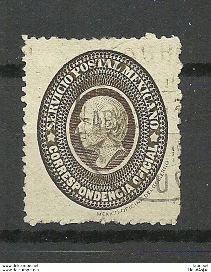 MEXICO 1887 Michel I C Duty Tax Dienstmarke O - Mexique