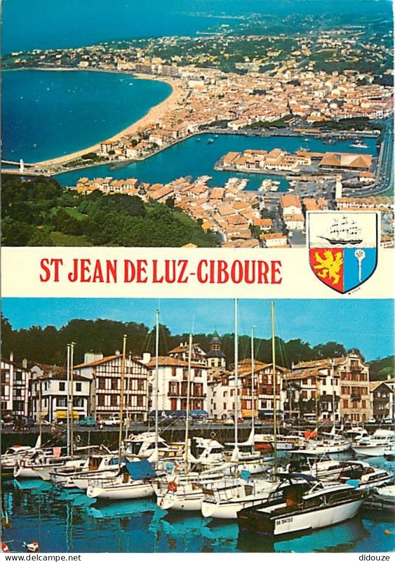 64 - Saint Jean De Luz - Multivues - Bateaux - Blasons - Carte Neuve - CPM - Voir Scans Recto-Verso - Saint Jean De Luz