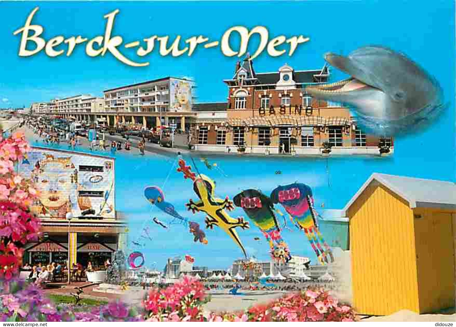 62 - Berck Sur Mer - Multivues - Vol De Cerfs-volants Sur La Plage - Automobiles - Fresque Murale - CPM - Voir Scans Rec - Berck