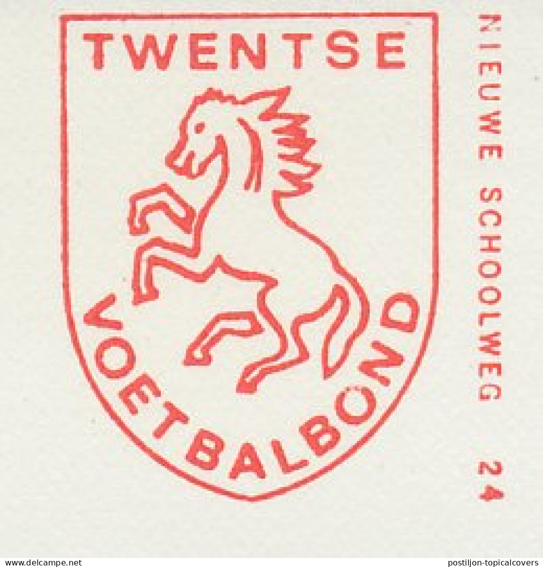 Meter Proof / Test Strip Netherlands 1966 Football Association Twente - Horse - Other & Unclassified