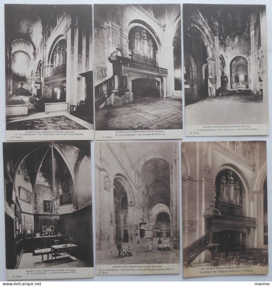 Saint-Paul-Trois-Chateaux - La Cathedrale - Lot De 16 CPA - Other & Unclassified