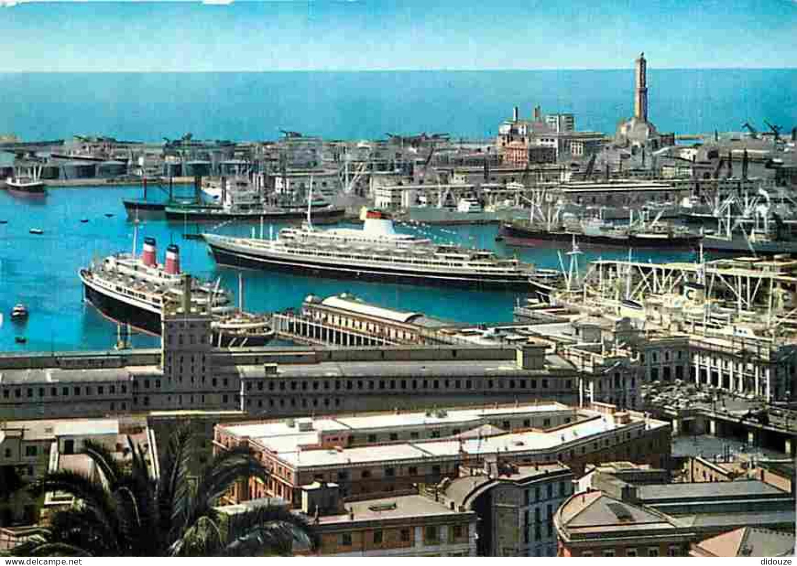 Italie - Genova - Panorama Et Port - CPM - Voir Scans Recto-Verso - Genova (Genoa)