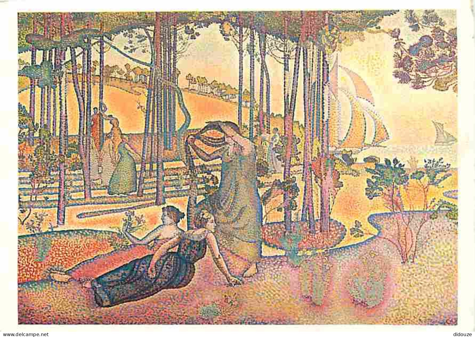 Art - Peinture - Edmond Cross - L'air Du Soir - CPM - Voir Scans Recto-Verso - Paintings