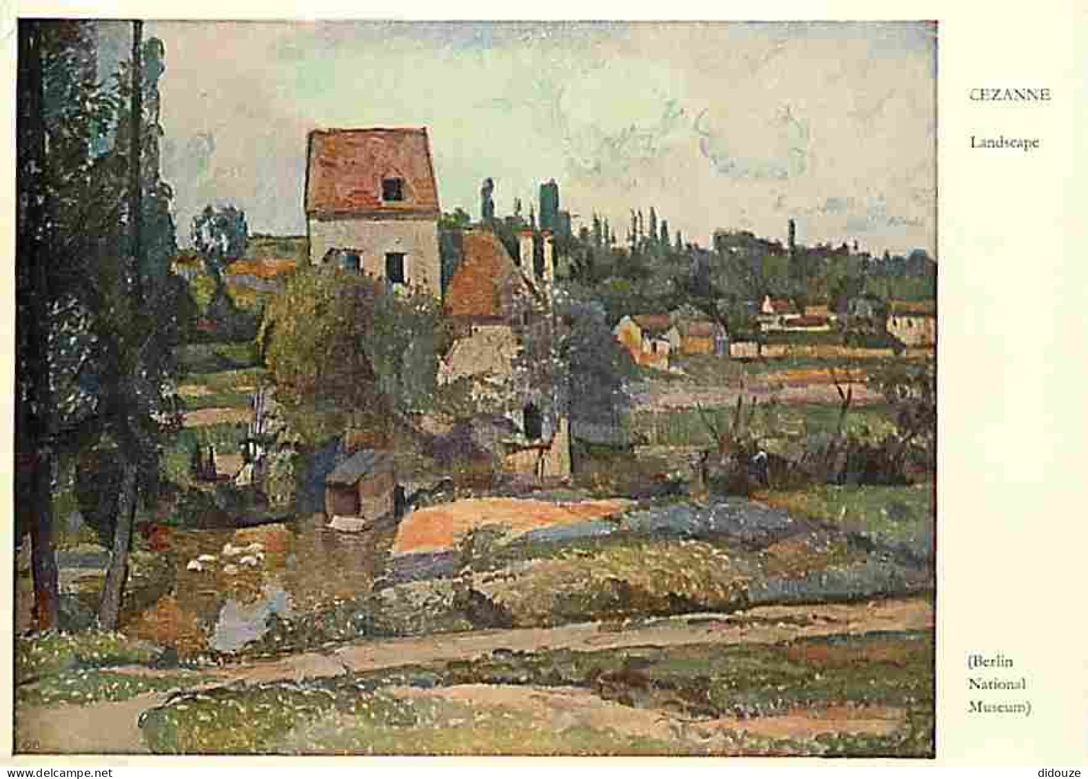 Art - Peinture - Paul Cézanne - Landscape - Berlin National Museum - CPM - Voir Scans Recto-Verso - Paintings