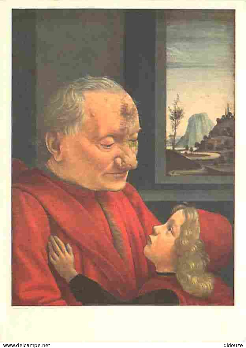 Art - Peinture - Domenico Ghirlandajo - Portrait D'un Vieillard Et De Son Petit Fils - CPM - Voir Scans Recto-Verso - Peintures & Tableaux