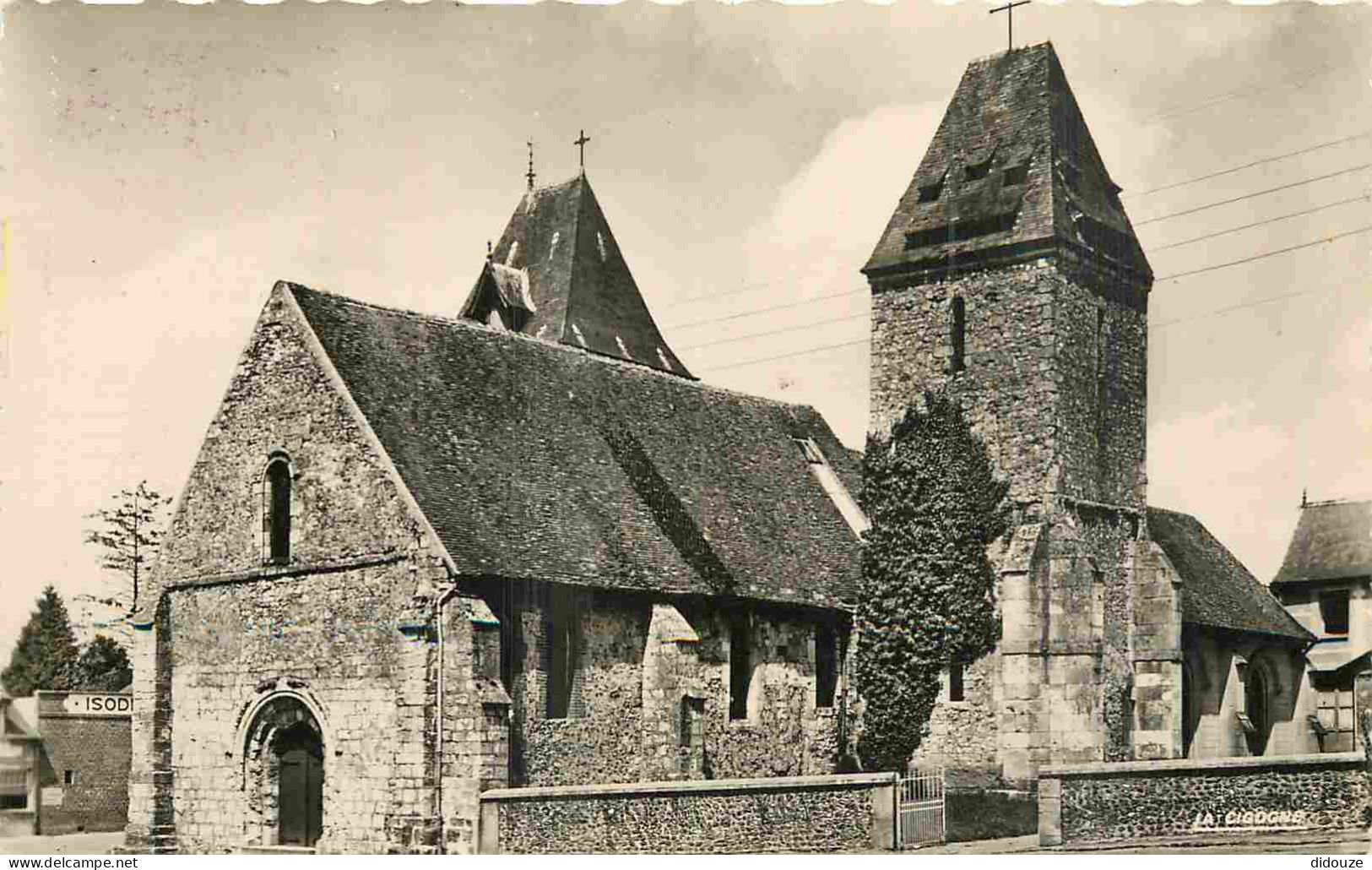 27 - Charleval - L'Eglise - Mention Photographie Véritable - Carte Dentelée - CPSM Format CPA - Voir Scans Recto-Verso - Autres & Non Classés