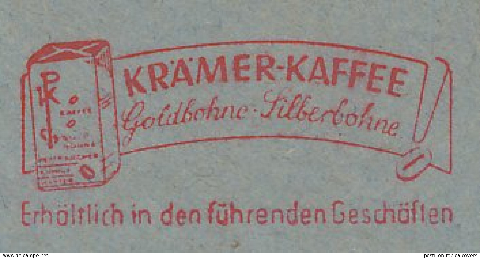 Meter Cut Germany 1957 Coffee - Kramer - Sonstige & Ohne Zuordnung