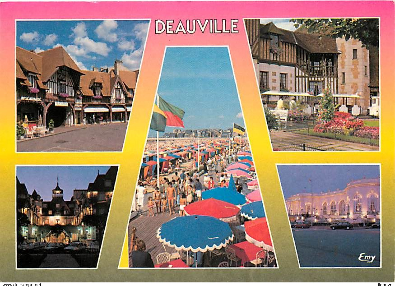 14 - Deauville - Multivues - Les Planches - CPM - Voir Scans Recto-Verso - Deauville