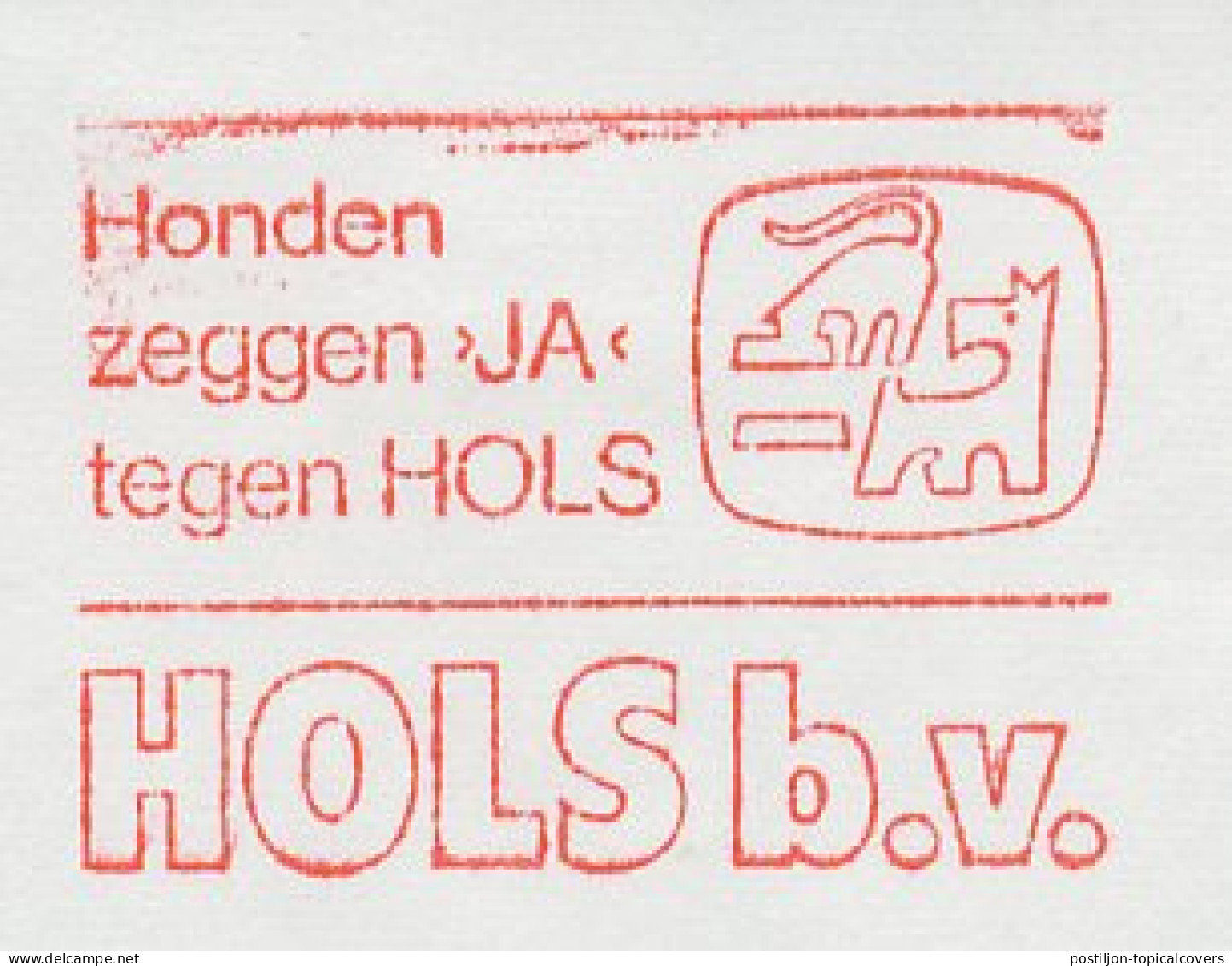 Meter Cut Netherlands 1983 Dog Food - Hols - Other & Unclassified