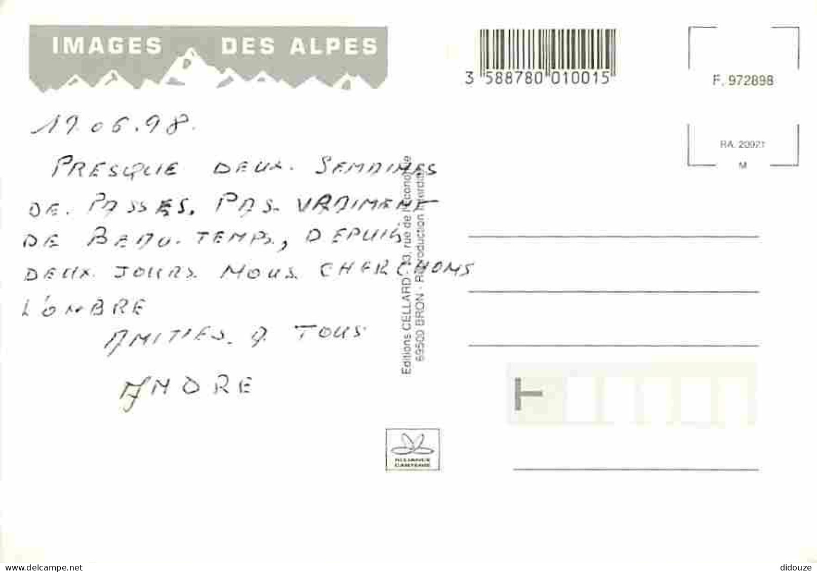 Animaux - Anes - Alpes - Paysans - CPM - Voir Scans Recto-Verso - Esel