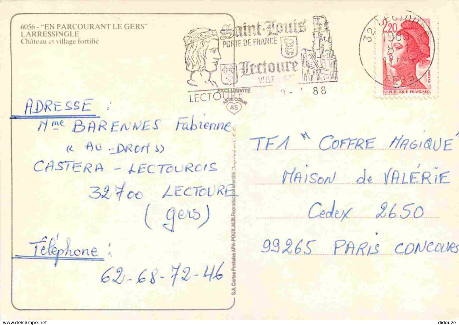 32 - Larressingle - Château Fortifié - Calvaire - CPM - Voir Scans Recto-Verso - Other & Unclassified