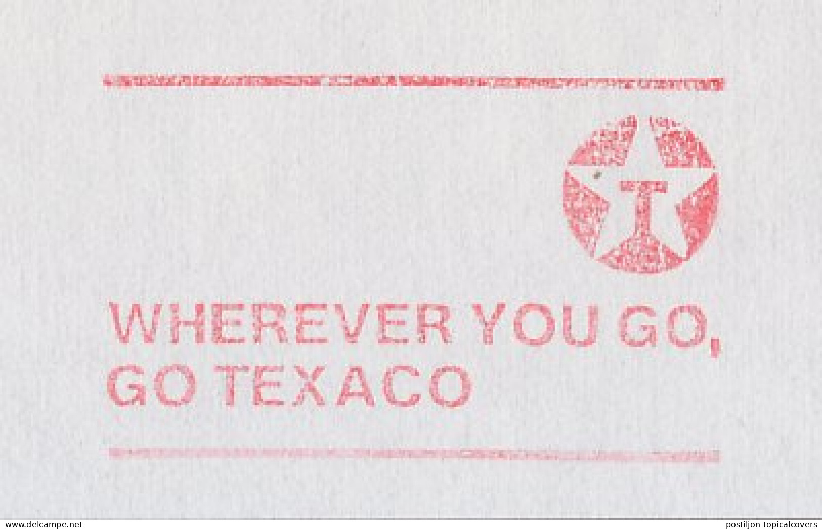 Meter Cover Netherlands 1989 Texaco - Petrol - Other & Unclassified