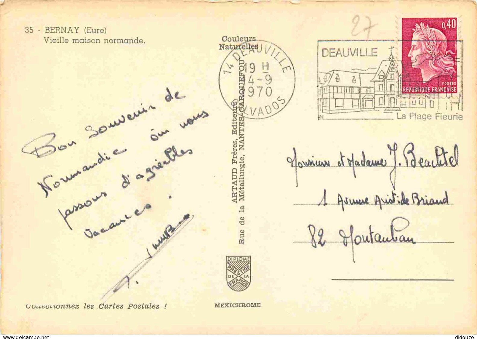 27 - Bernay - Vieille Maison Normande - CPM - Voir Scans Recto-Verso - Bernay