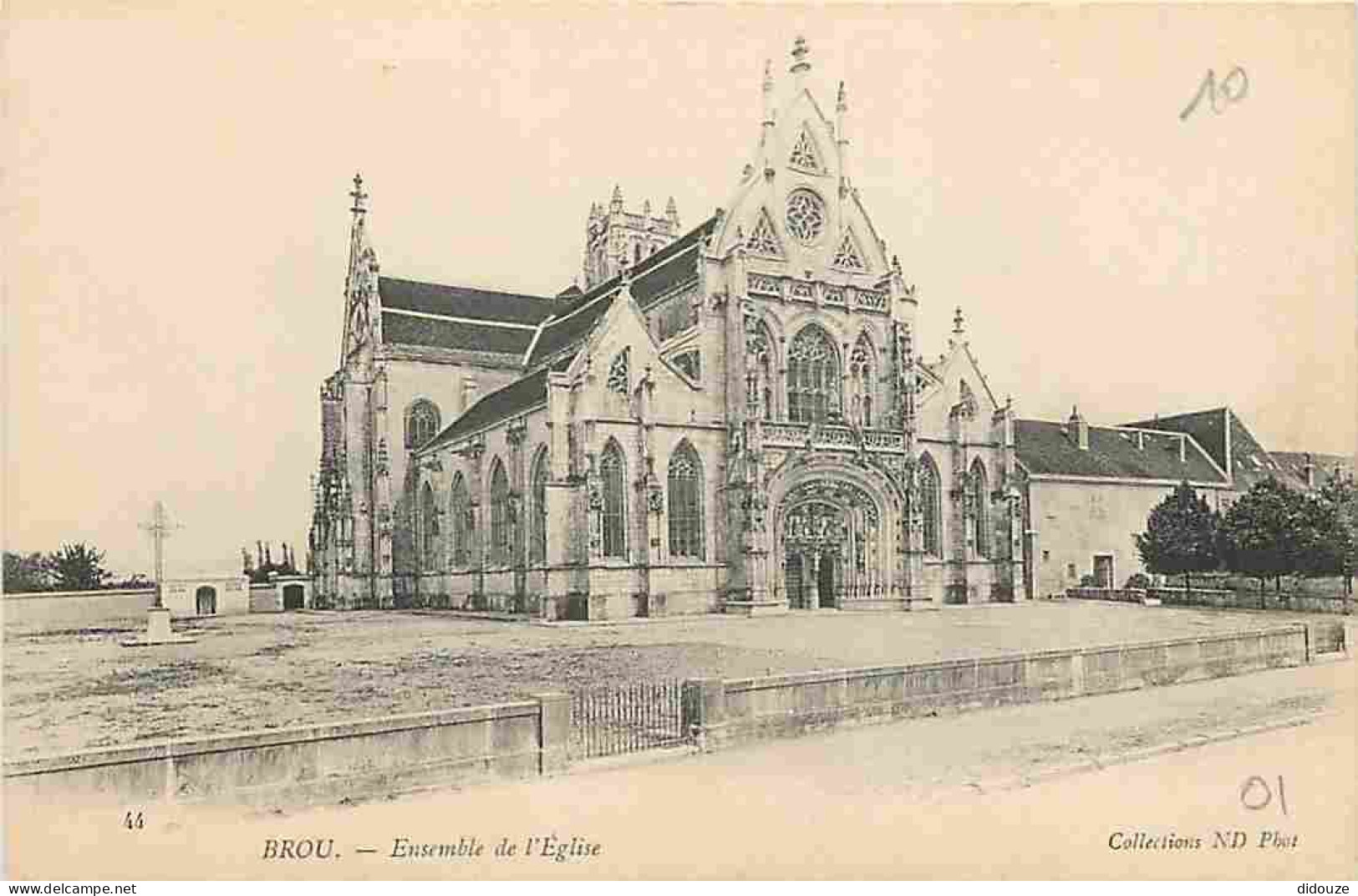 01 - Bourg En Bresse - Eglise De Brou - CPA - Voir Scans Recto-Verso - Eglise De Brou