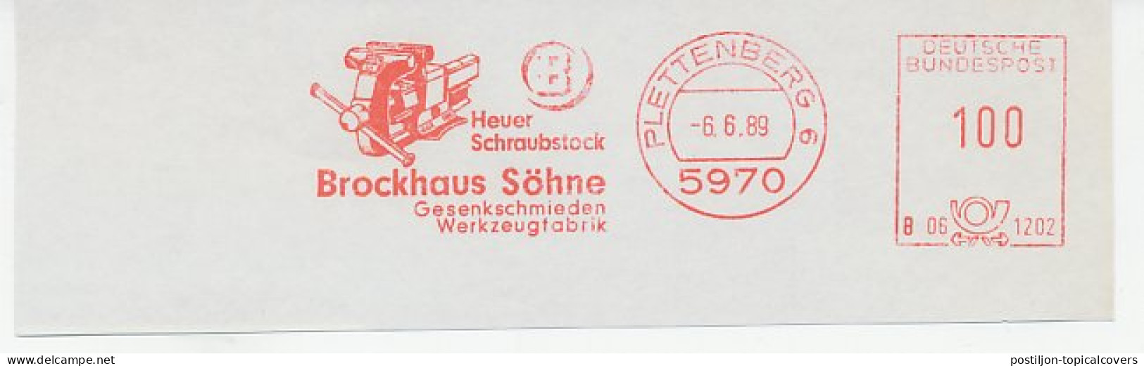 Meter Cut Germany 1989 Bench Vise  - Autres & Non Classés