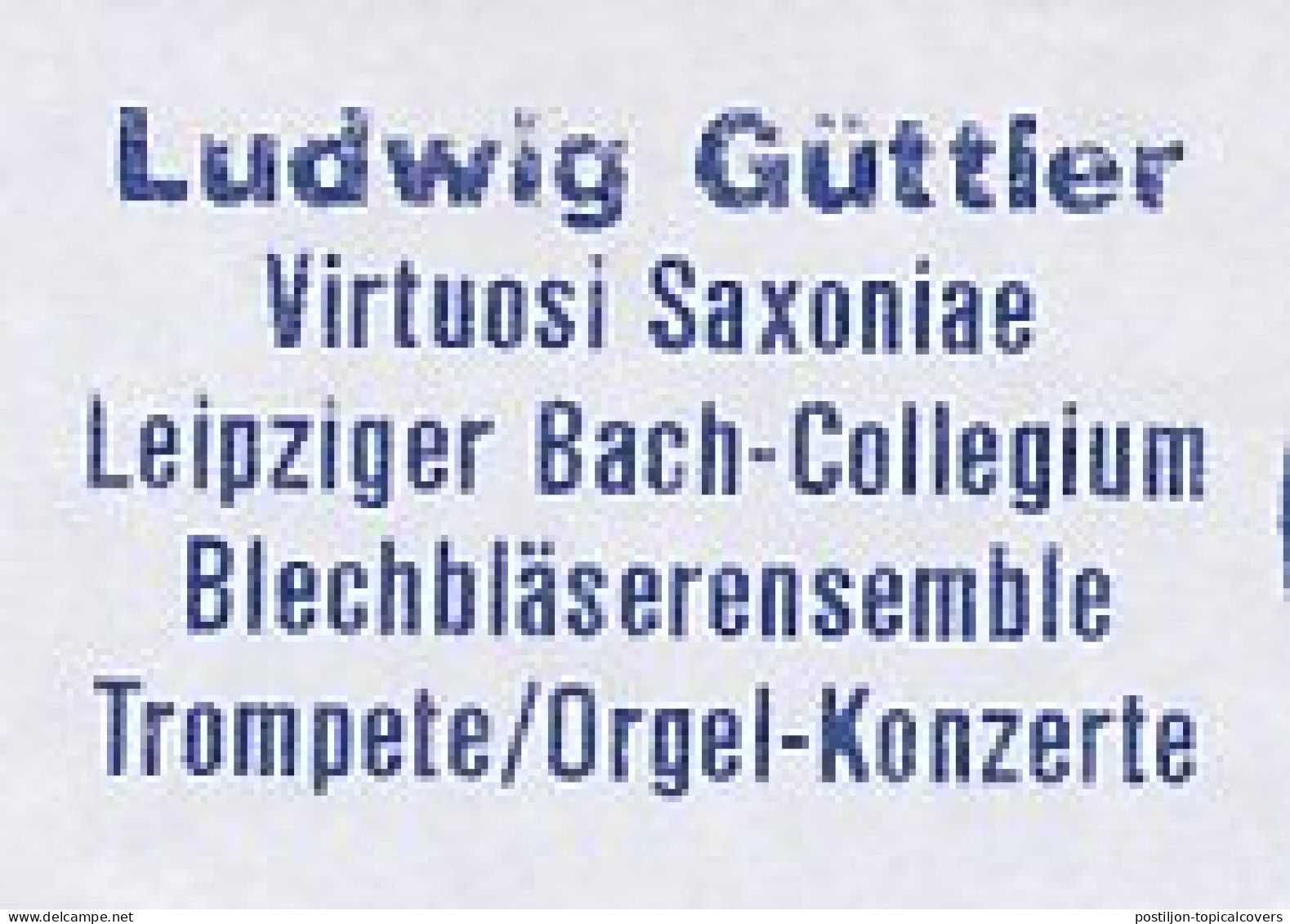 Meter Cut Germany 2004 Bach College - Trumpet - Organ - Musique