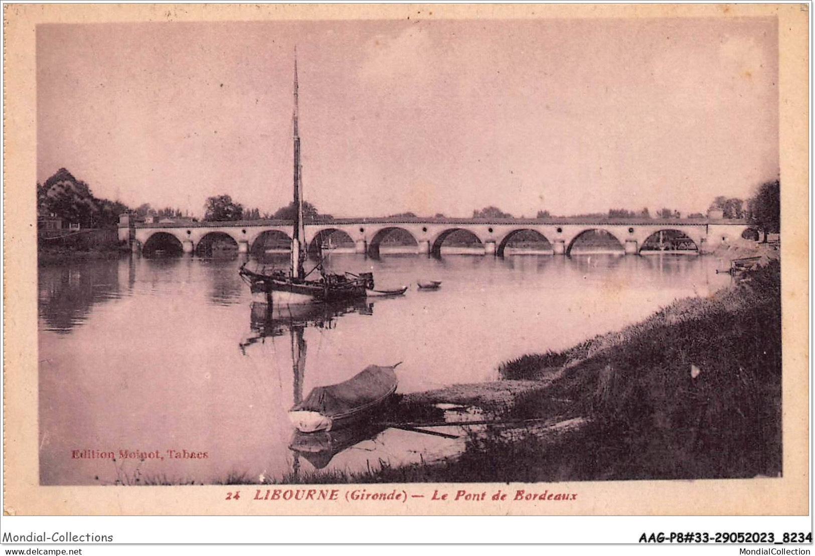 AAGP8-33-0704- LIBOURNE - Le Pont De Bordeaux - Libourne