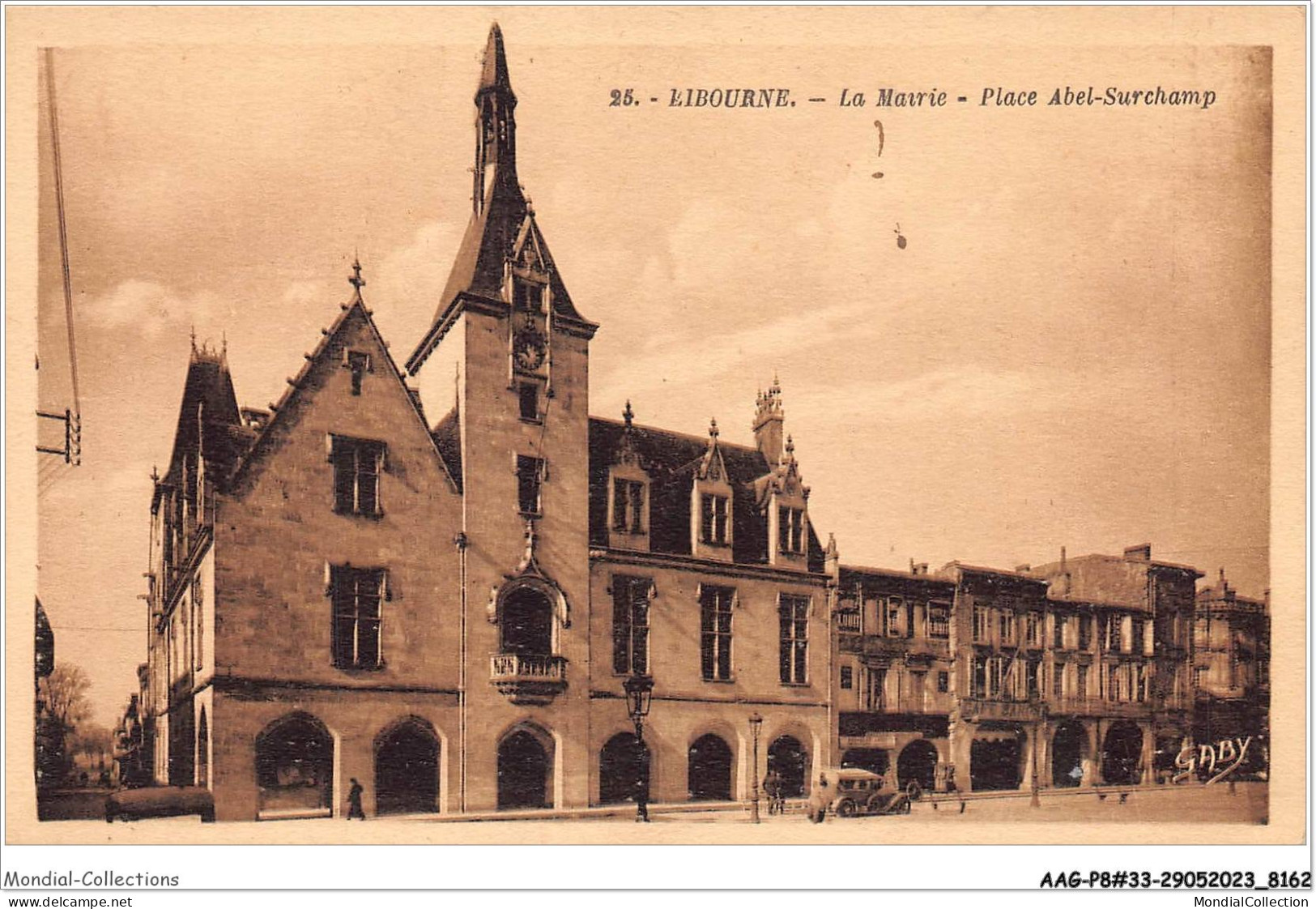 AAGP8-33-0669- LIBOURNE- La Mairie - Place Abel-Surchamp - Libourne