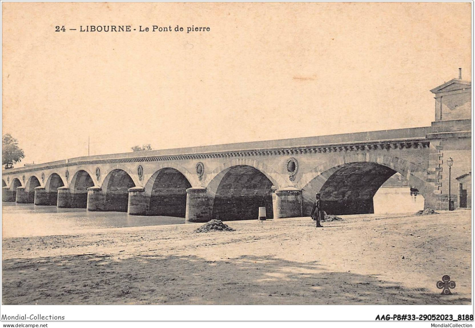 AAGP8-33-0682- LIBOURNE- Le Pont De Pierre - Libourne