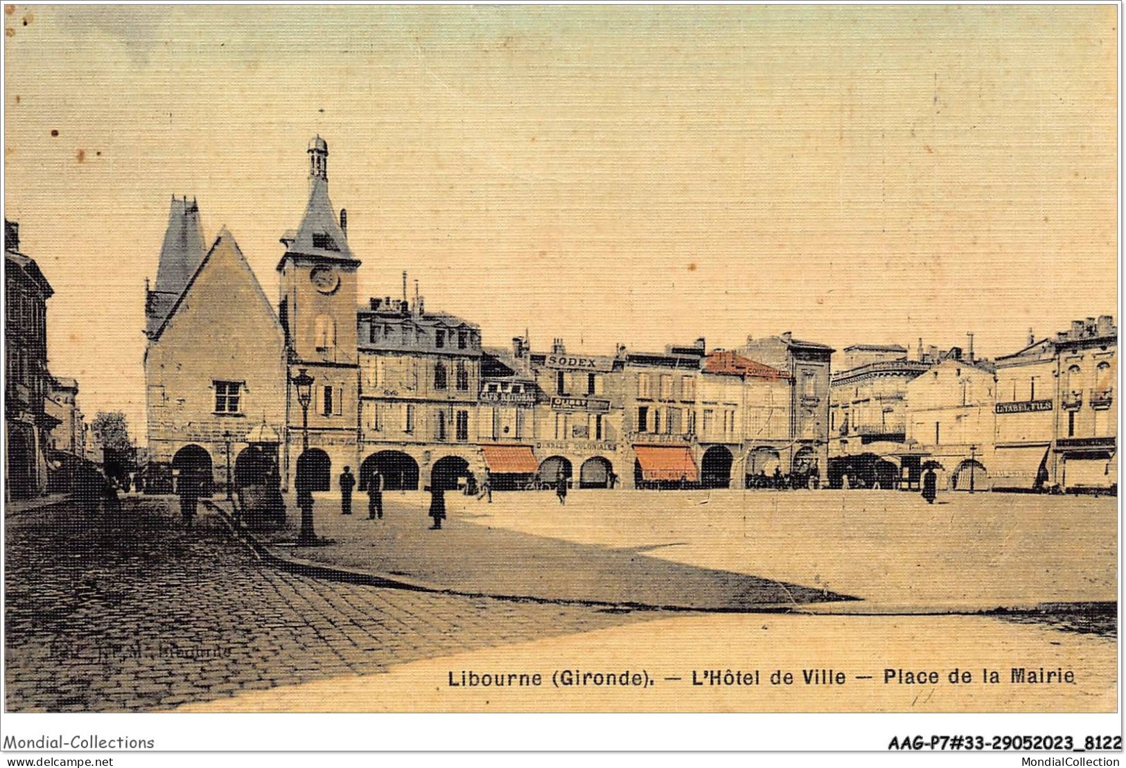 AAGP7-33-0649- LIBOURNE- L'hôtel De Ville-place De La Mairie - Libourne