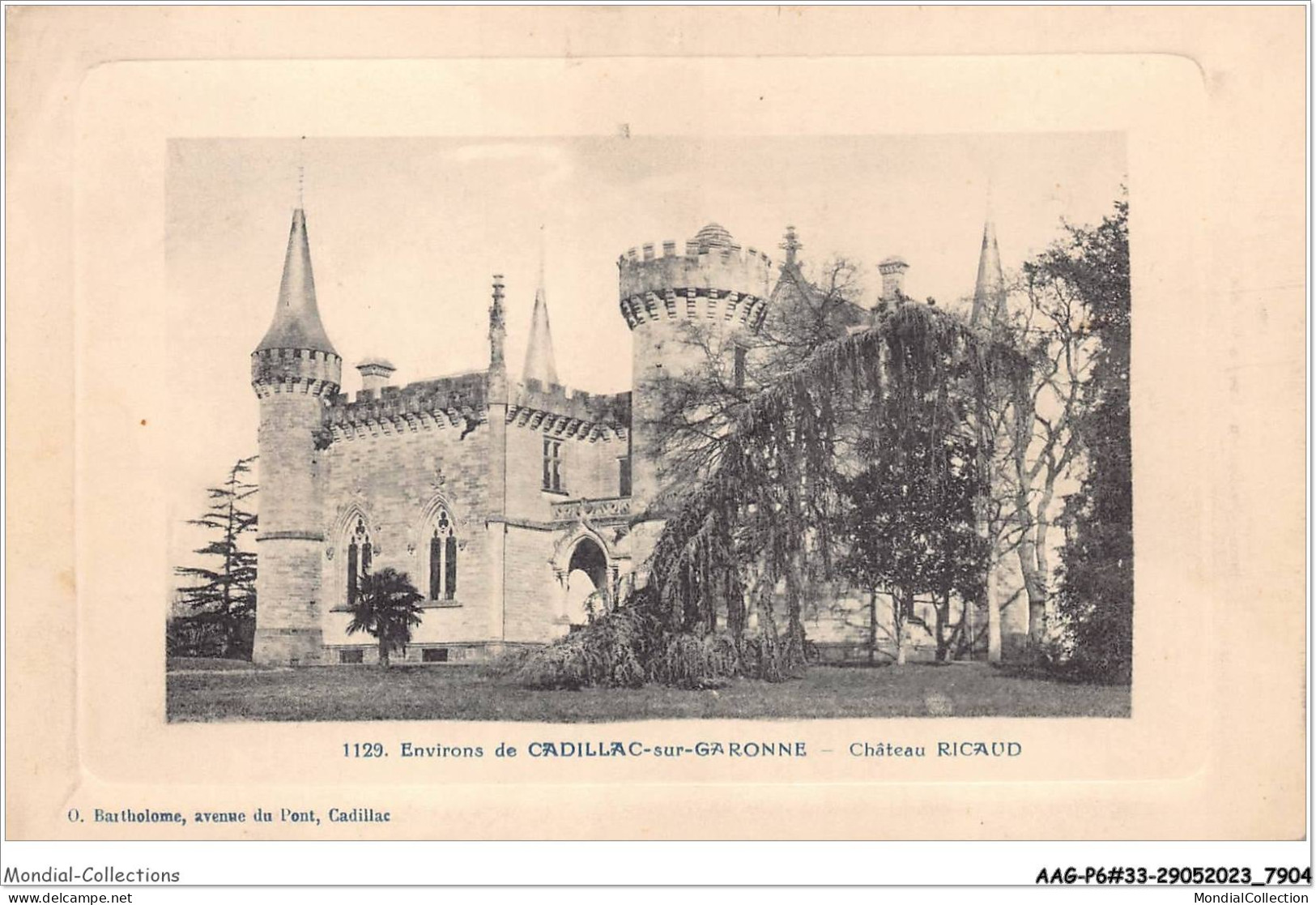 AAGP6-33-0540- Environs De CADILLAC-SUR-GARONNE - Château Ricaud - Cadillac