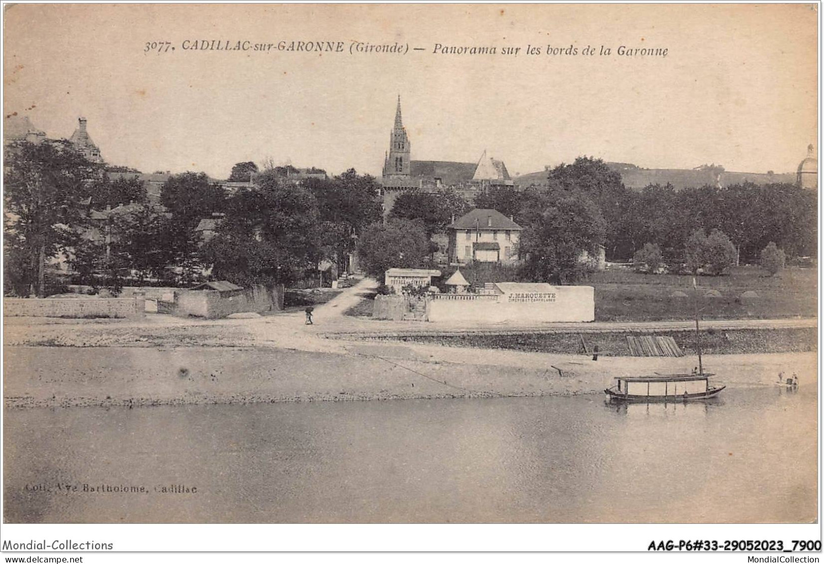 AAGP6-33-0538- CADILLAC-SUR-GARONNE - Panorama Sur Les Bords De La Garonne - Cadillac