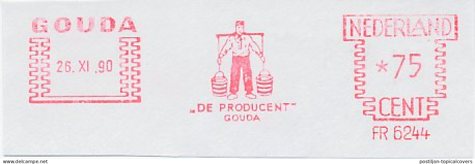 Meter Cut Netherlands 1990 Milkman - Food