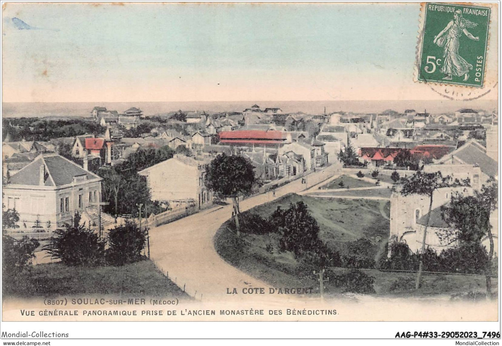 AAGP4-33-0337- SOULAC-SUR-MER - Vue Générale Panoramique Prise De L'ancien Monastère Des Bénédictins - Soulac-sur-Mer