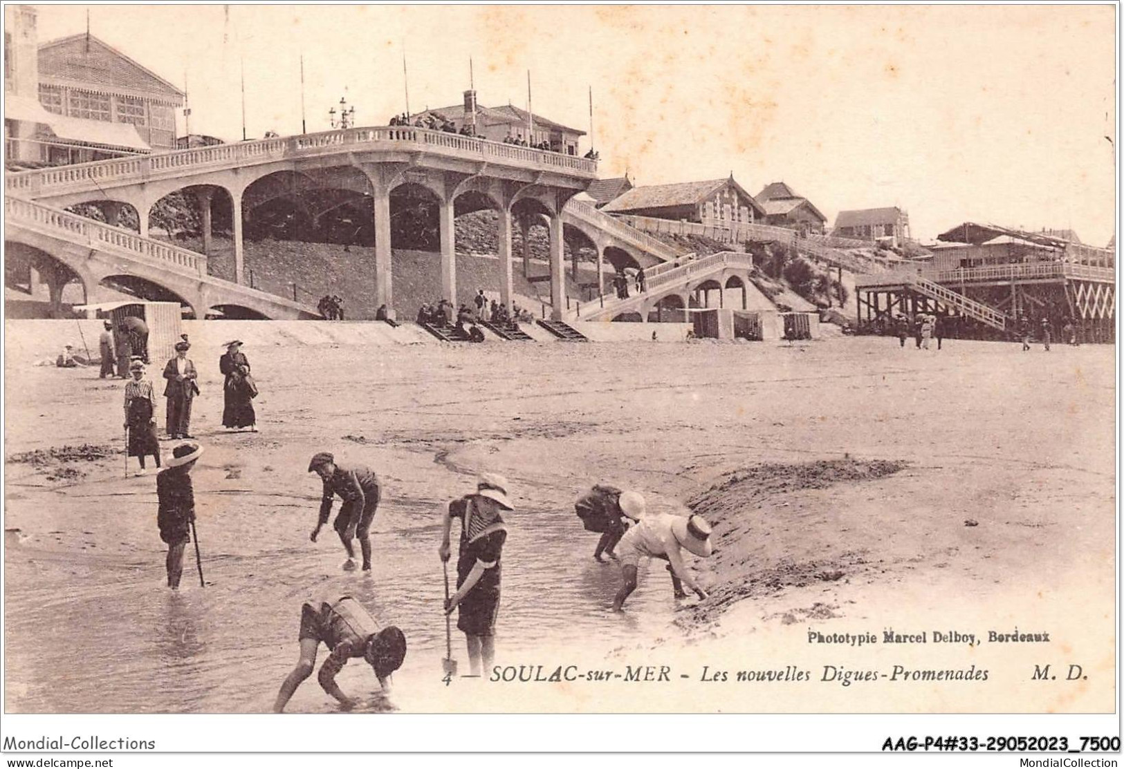 AAGP4-33-0339- SOULAC-SUR-MER - Les Nouvelles Digues-promenades - Soulac-sur-Mer