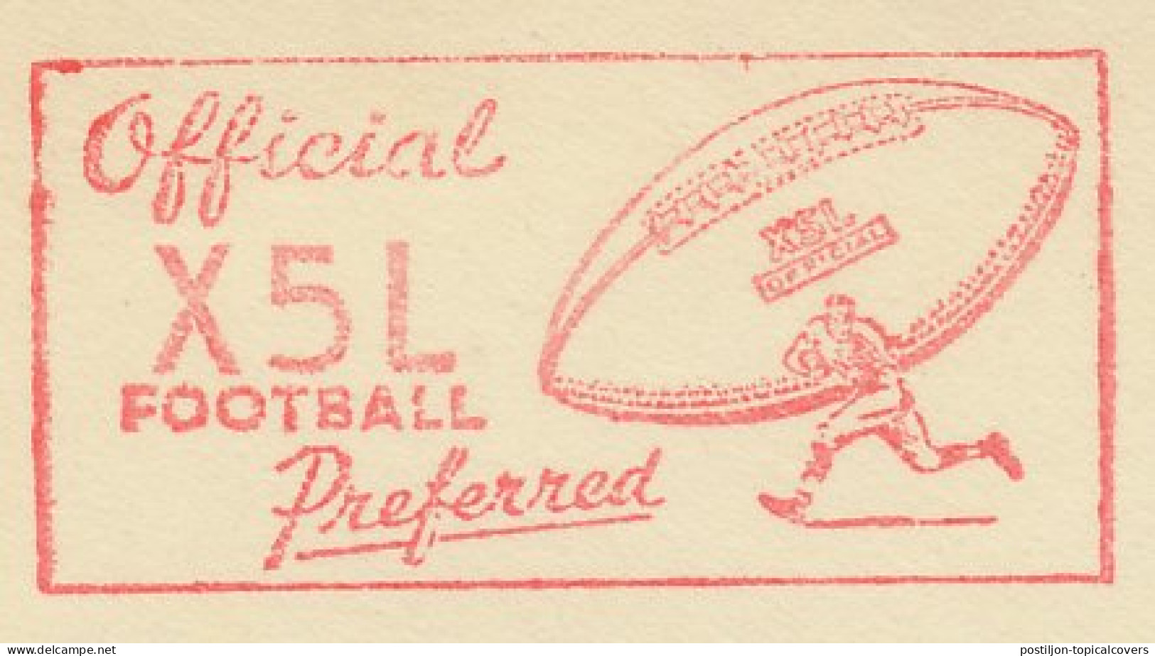 Meter Cut USA 1940 Official X5L Football - American Footbaal - Rugby - Andere & Zonder Classificatie