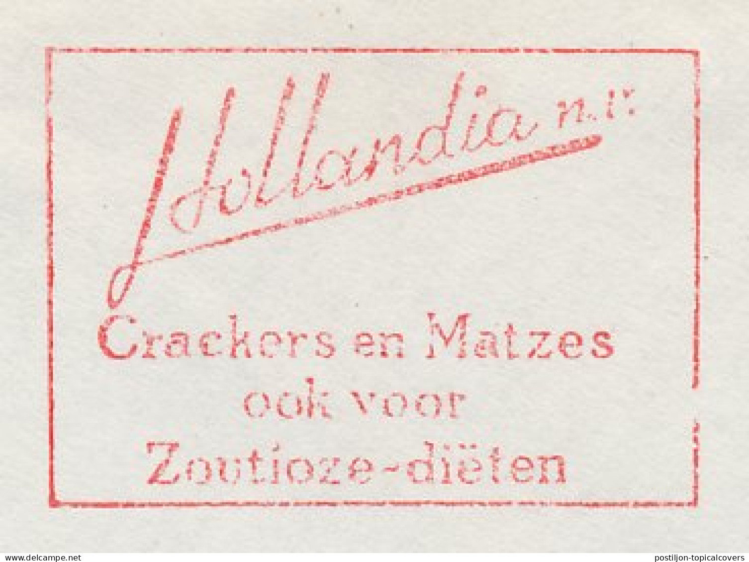 Meter Cover Netherlands 1967 Matzes - Cracker - Enschede - Ohne Zuordnung