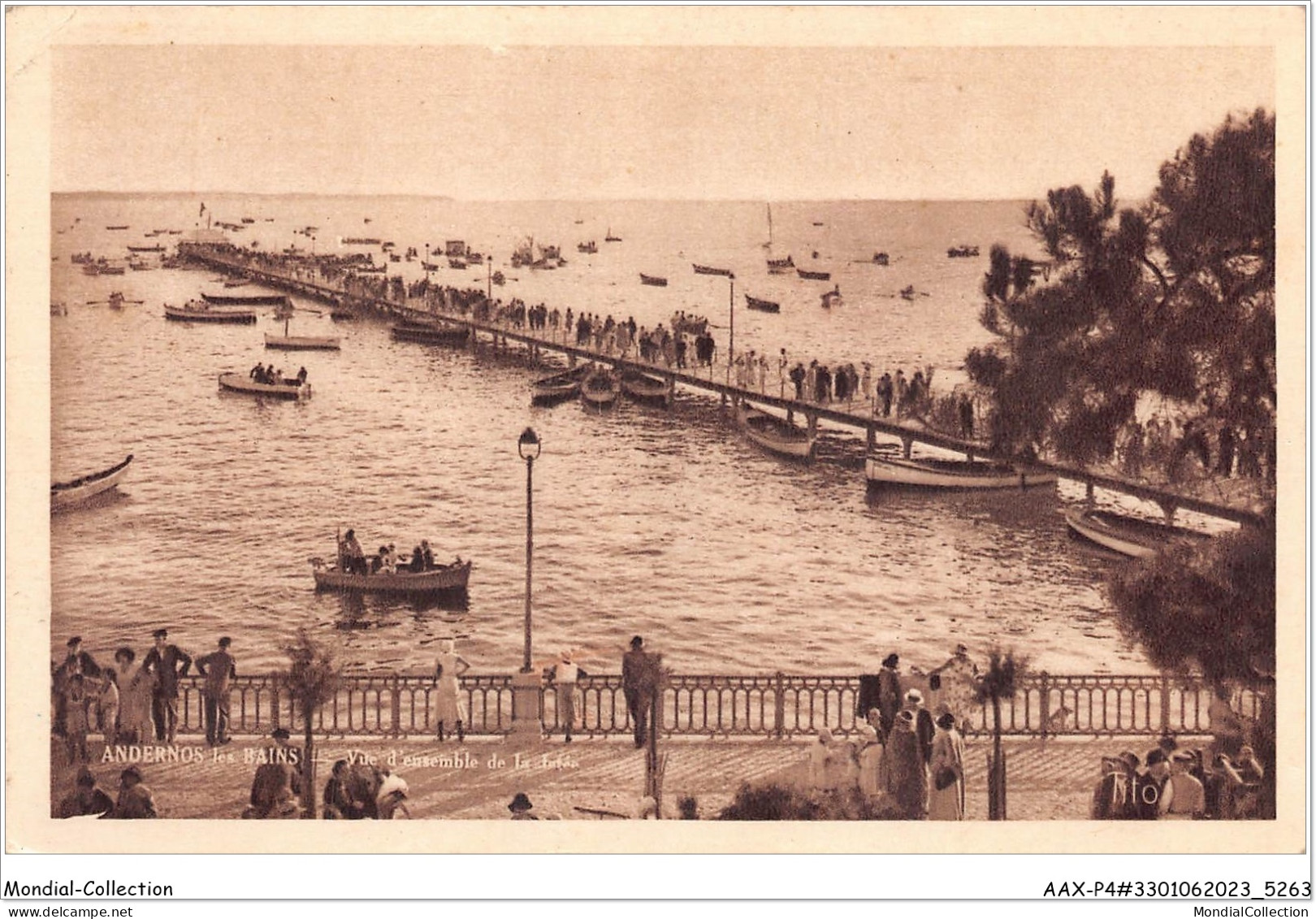 AAXP4-33-0250 - ANDERNOS-LES-BAINS - Vue D'Ensemble De La Jetee - Andernos-les-Bains