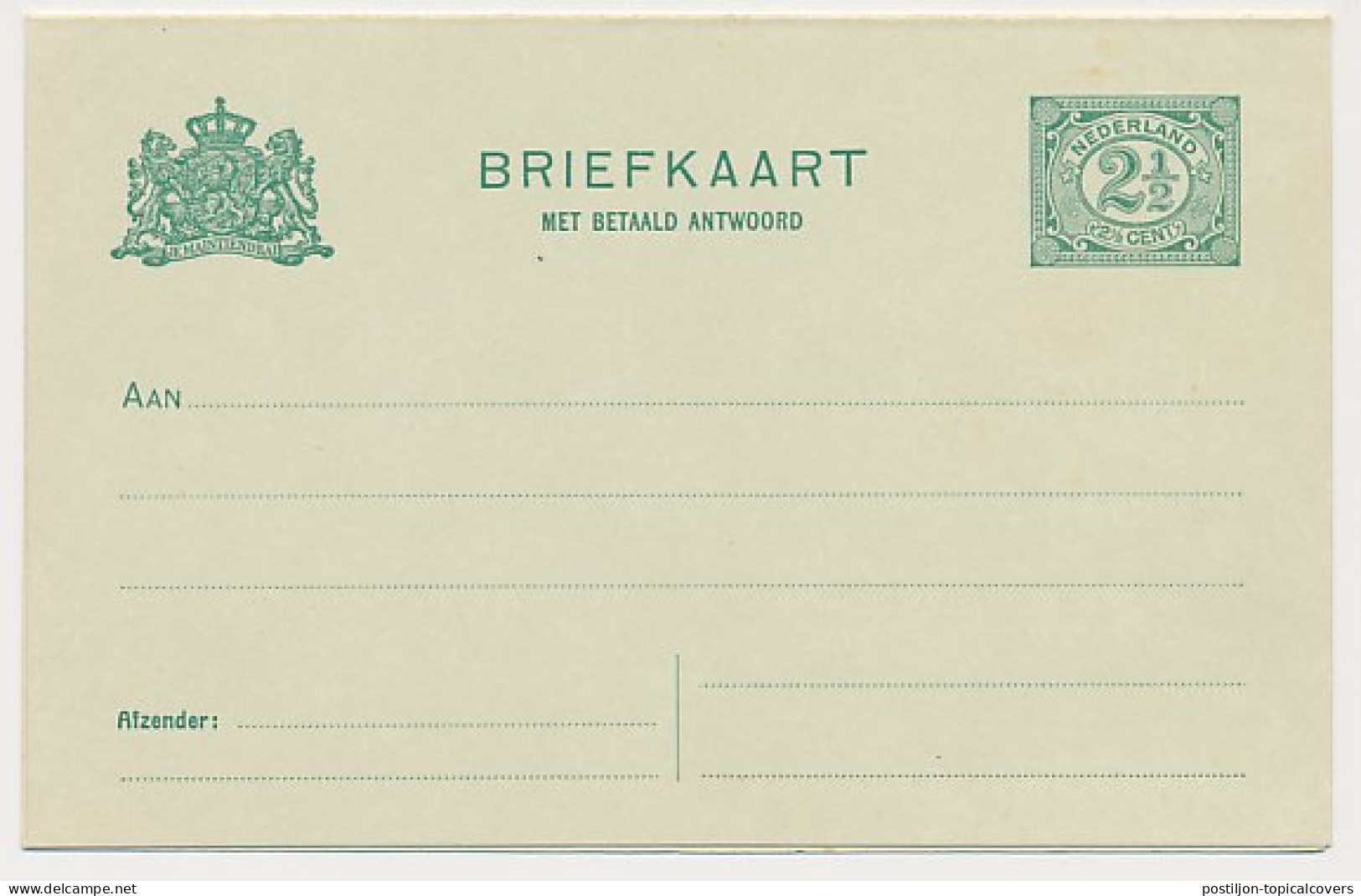 Briefkaart G. 81 II  - Postal Stationery