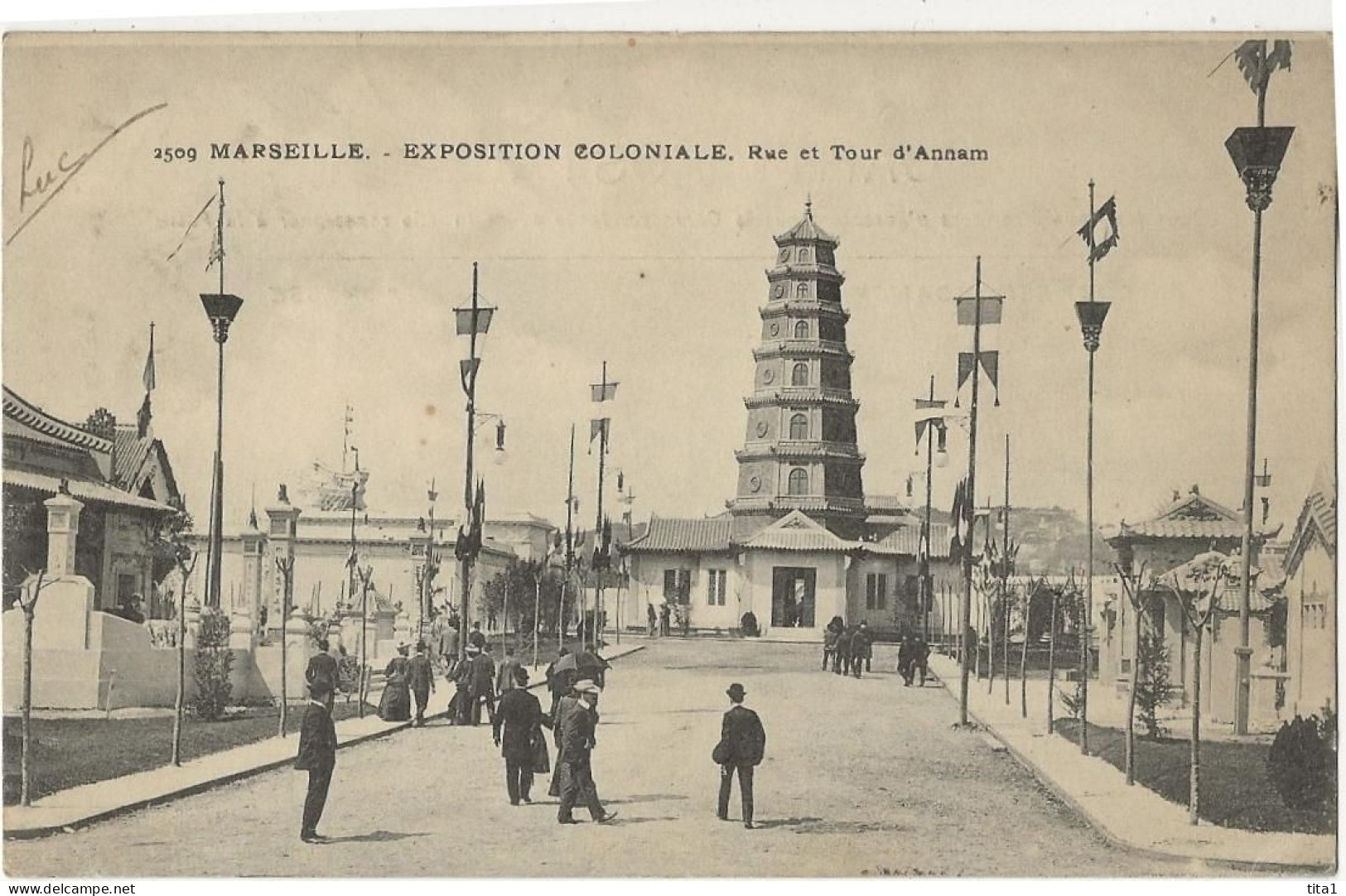 256 - Marseille - Exposition Coloniale - Rue Et Tour D' Annam - Colonial Exhibitions 1906 - 1922