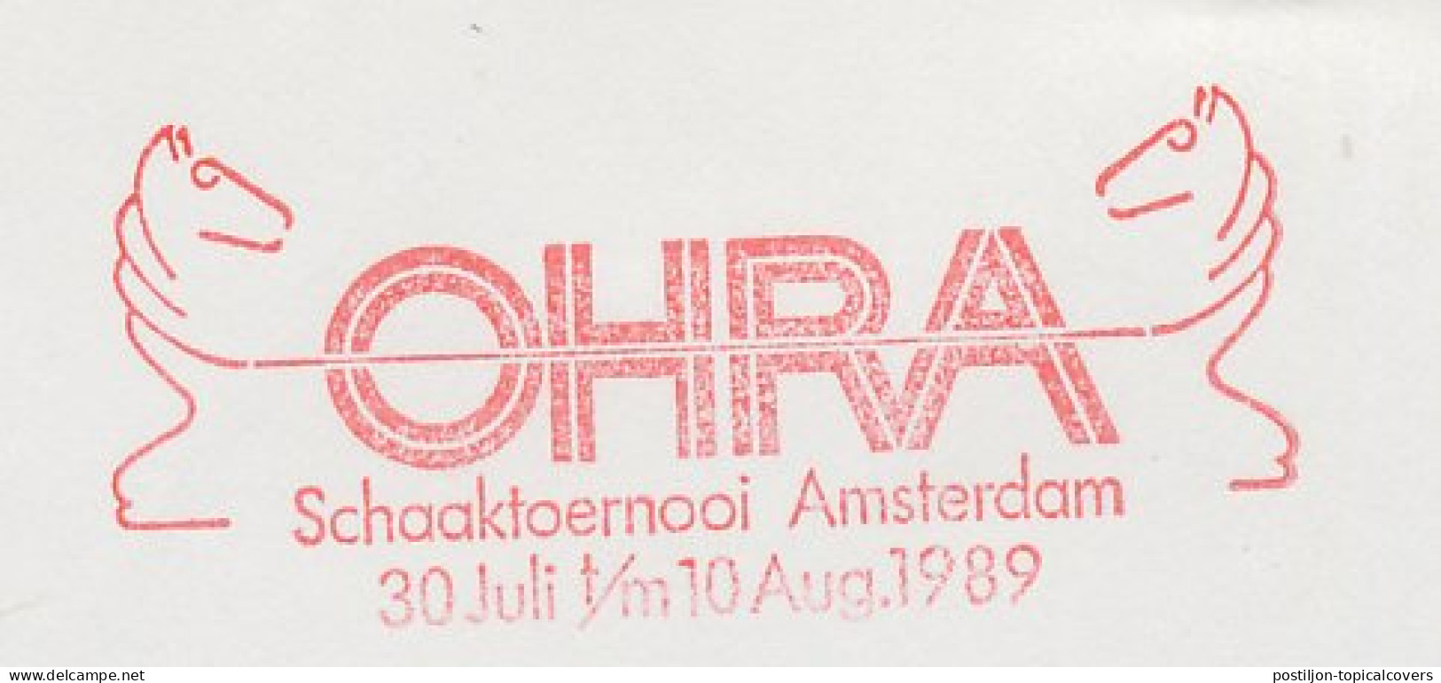 Meter Top Cut Netherlands 1989 OHRA Chess Tournament Amsterdam 1989 - Non Classés
