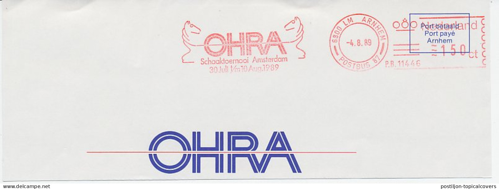 Meter Top Cut Netherlands 1989 OHRA Chess Tournament Amsterdam 1989 - Non Classificati