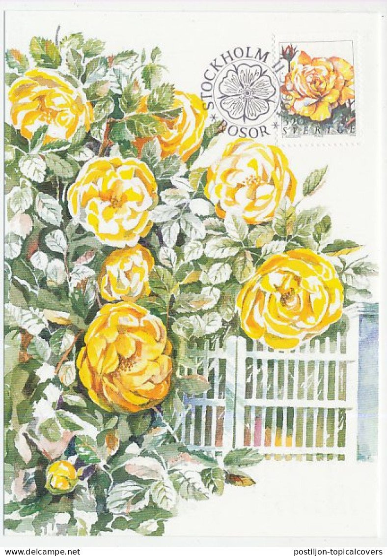 Maximum Card Sweden 1994 Roses - Other & Unclassified