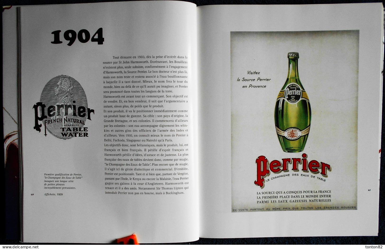 Gilles de Bure - PERRIER By Perrier - Éditions Book Print - ( 2001 ) .