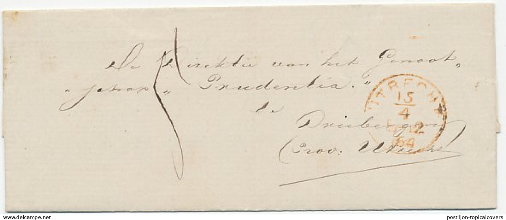 Naamstempel Raamsdonk 1864 - Lettres & Documents