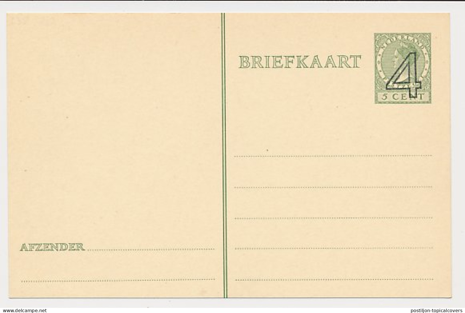 Briefkaart G. 250 - Postal Stationery