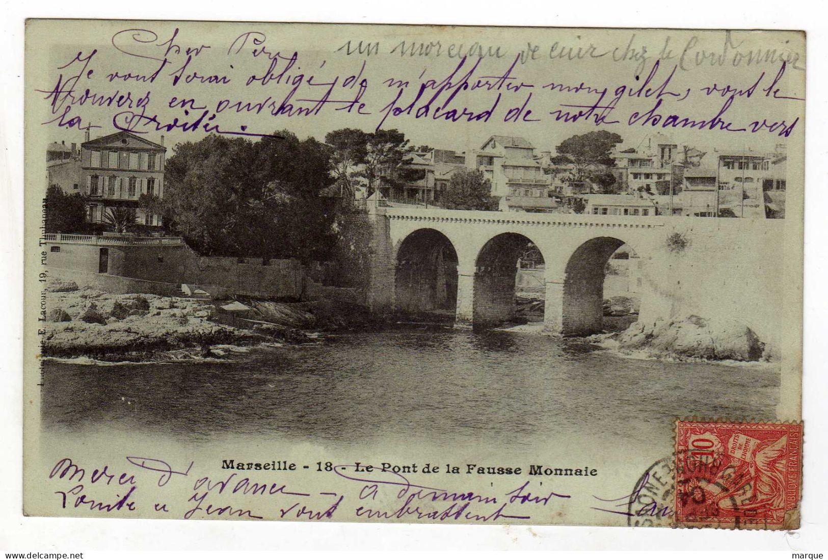 Cpa N° 18 MARSEILLE Le Pont De La Fausse Monnaie - Unclassified