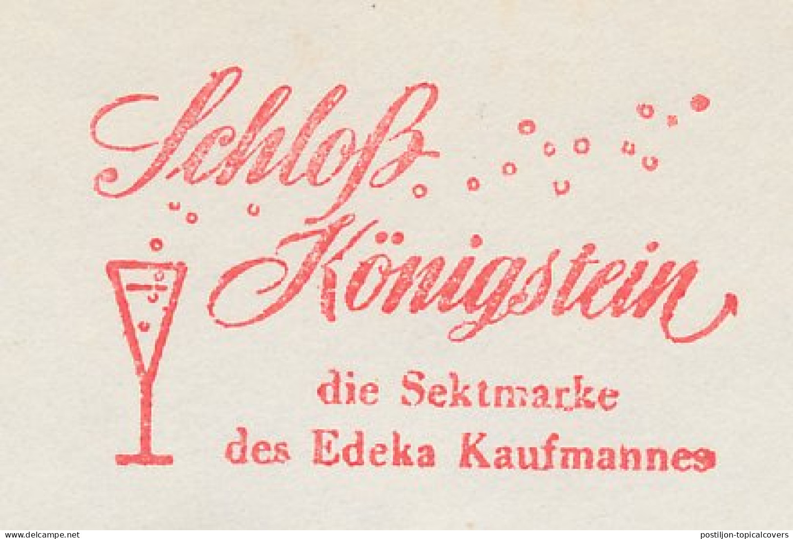 Meter Cut Germany 1972 Sekt - Champagne - Schloss Konigstein - Wines & Alcohols