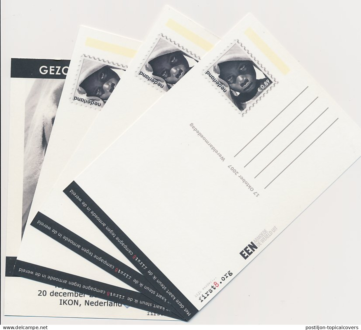 Briefkaart G. 407 - Complete Set  - Postal Stationery